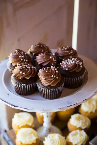 Ricevimento di nozze Cupcakes — Foto Stock