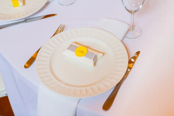 Party Favors at a Wedding Reception — Stock Photo, Image
