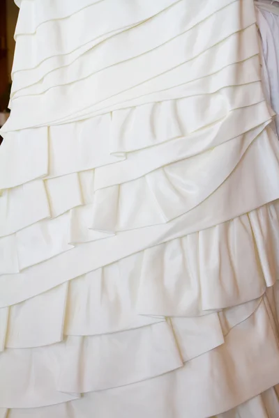 Vestido de casamento branco — Fotografia de Stock