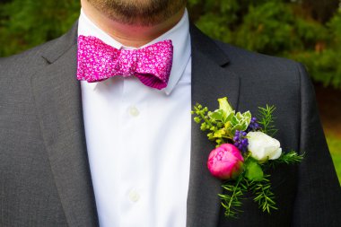 Damat moda Boutineer