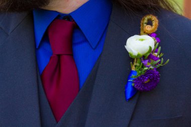Damat moda Boutineer