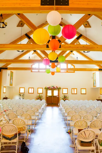 Binnen ceremonie plaats trouwlocatie — Stockfoto