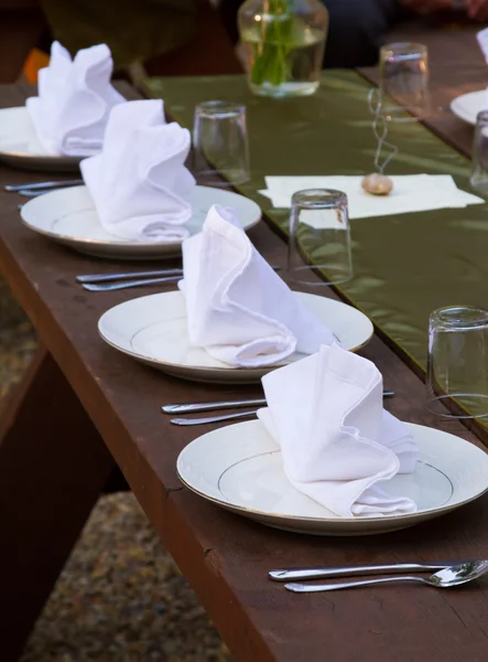 Configuración del lugar de la boda —  Fotos de Stock