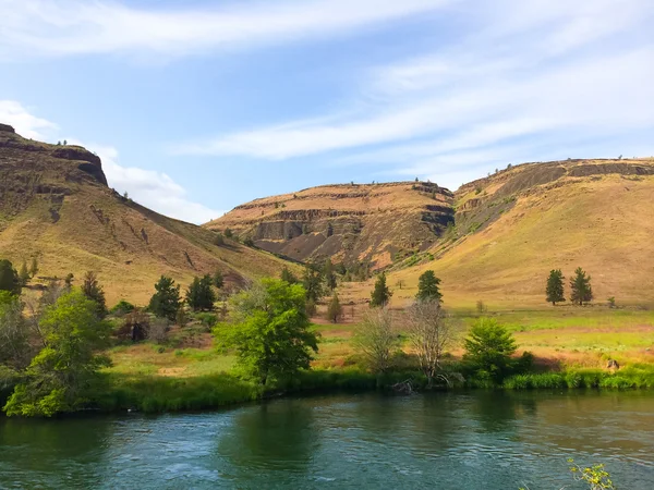 Dolnym rzeki Deschutes Oregon — Zdjęcie stockowe