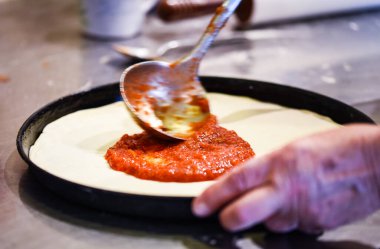 delicious italian home made pizza