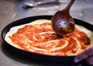 delicious italian home made pizza