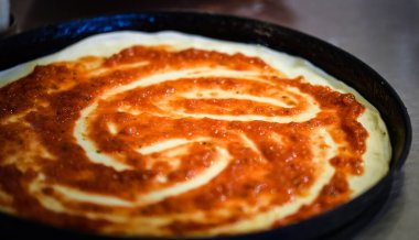 delicious italian home made pizza