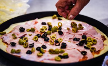 delicious italian home made pizza