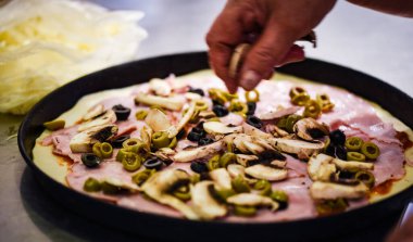 delicious italian home made pizza