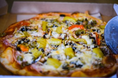 delicious italian home made pizza