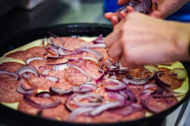 delicious italian home made pizza
