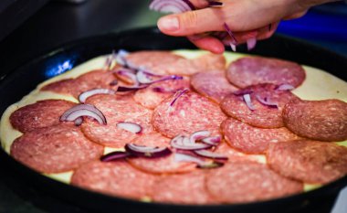 delicious italian home made pizza