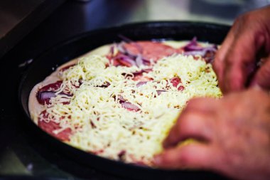 delicious italian home made pizza