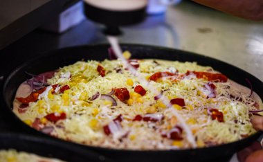 delicious italian home made pizza