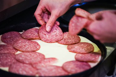 delicious italian home made pizza