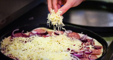 delicious italian home made pizza