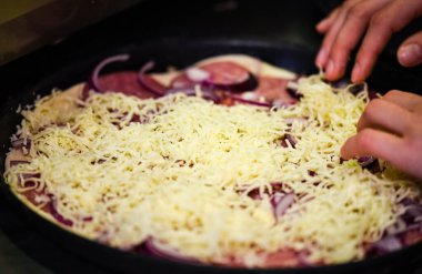 delicious italian home made pizza