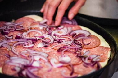 delicious italian home made pizza