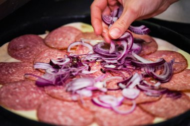 delicious italian home made pizza