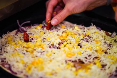 delicious italian home made pizza