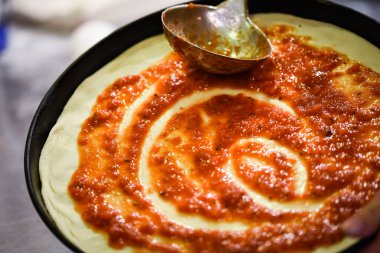 delicious italian home made pizza