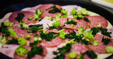 delicious italian home made pizza