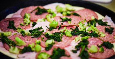 delicious italian home made pizza