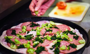 delicious italian home made pizza