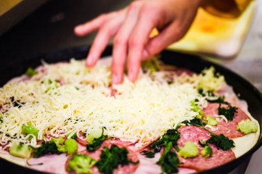 delicious italian home made pizza