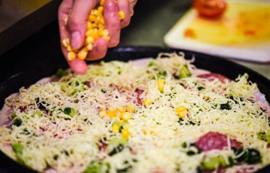 delicious italian home made pizza