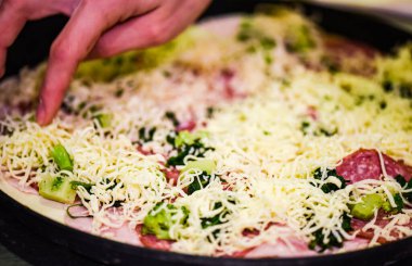 delicious italian home made pizza