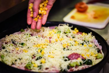 delicious italian home made pizza