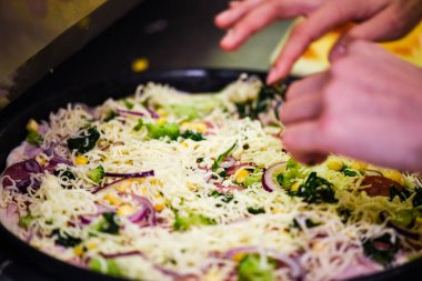 delicious italian home made pizza