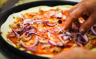 delicious italian home made pizza