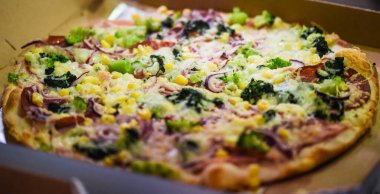 delicious italian home made pizza