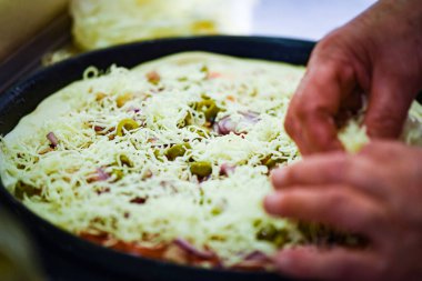 delicious italian home made pizza