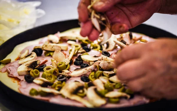 delicious italian home made pizza