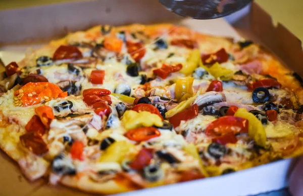 delicious italian home made pizza