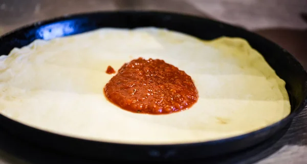 Delicious Italian Home Made Pizza — Foto Stock