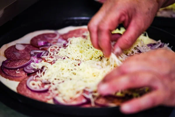 delicious italian home made pizza