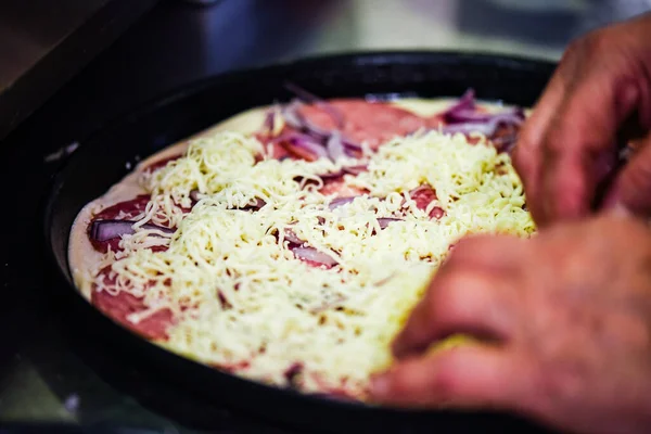 delicious italian home made pizza