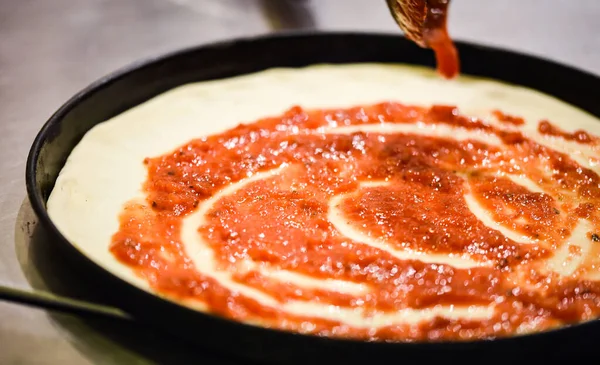 delicious italian home made pizza