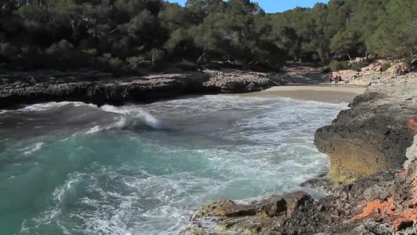 Pintoresca bahía — Vídeo de stock