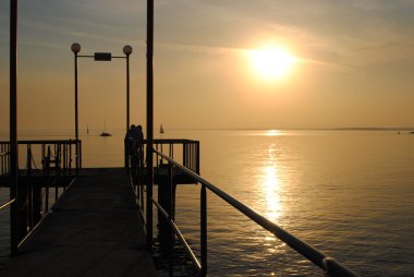 Sunset bulvarında ob rezervuar