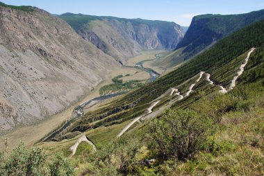 katu yaryk pass dağ Altay