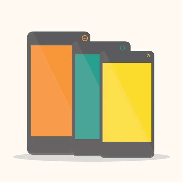 Colorful smartphone. — Stock Photo, Image