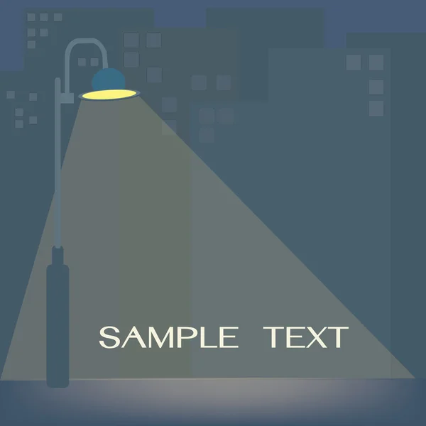 şehirde ampul, fikir kavramı.