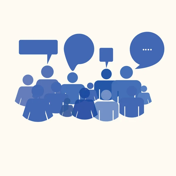 iletişim konuşma balonu içinde sosyal medya insanlarla tanışmak