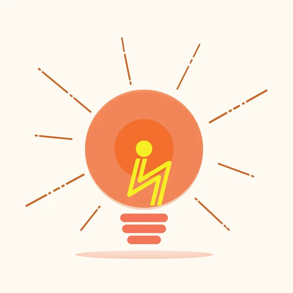 Light bulb icon — Stock Photo, Image