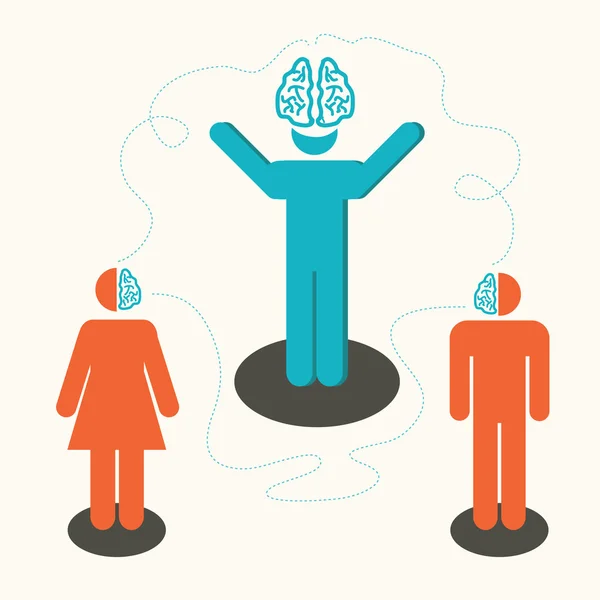 fikir alışverişinde, iş kavramı.